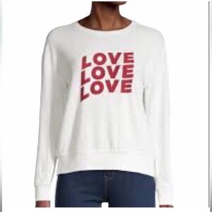 Workshop Republic NWT athleisure loungewear longsleeve graphic sweatshirt small